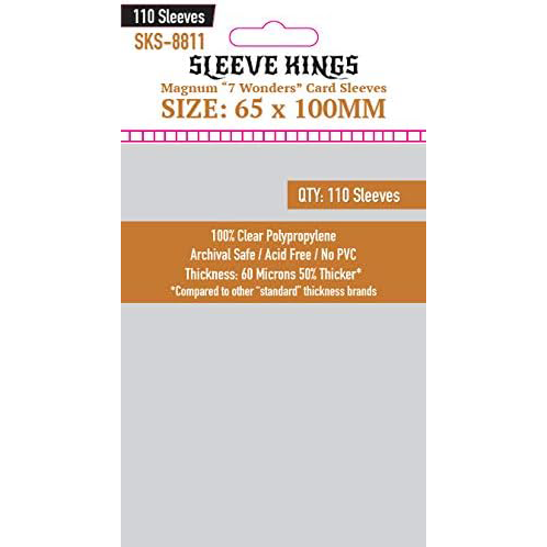 SK Magnum 7 Wonders Sleeves (65 x 100mm) 100ct